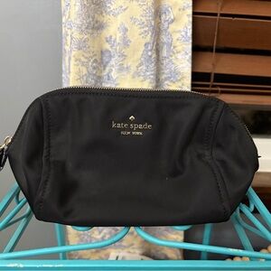 Kate Spade Black Cosmetic Bag